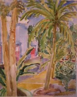 Casa Calienta6"x8", framed, watercolor
