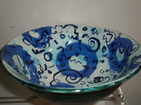 Calligraphy bowl, 8-9"
SOLD