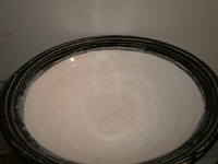 low bowl with scarred rim
SOLD